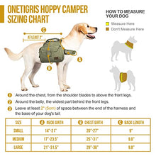 Load image into Gallery viewer, OneTigris Dog Pack Hound Travel Camping Hiking Backpack Saddle Bag Rucksack for Large Dog (Green, Large)