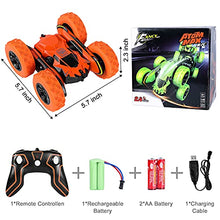 Load image into Gallery viewer, STOTOY Remote Control Car for Kids, 2.4GHz High Speed Rc Car, 360° Two Directions and Rotation Toy Car, Electric 4WD Racing Stunt Truck, Birthday Xmas Gift Toys for 3 4 5 6+ Year Old Boys (Orange)
