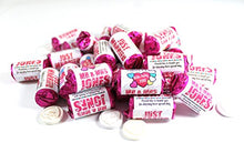 Load image into Gallery viewer, Personalised Mini Love Hearts Favours Just Married for Guests Table Favours. Each roll Contains 7 indivudual Sweets Suitable for Vegetarians (60)