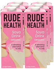 Load image into Gallery viewer, Rude Health Organic Soya Drink, 1 Litre (Pack of 6)