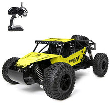 Load image into Gallery viewer, Tecnock RC Cars 1:16 Large Size Remote Control Racing Car for Adults Kids, 2.4Ghz Off Road High Speed Monster Truck Toys, 2WD RC Buggy with 2 Rechargeable Batteries,Toy Gifts for Boys Girls (Yellow)