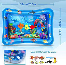 Load image into Gallery viewer, Wendergo Tummy Time Water Mat Inflatable Play Mat Perfect Sensory Toys for Baby Early Development Activity Centers Infants & Toddlers 3 6 9 Months Newborn Girls Boys