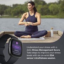 Load image into Gallery viewer, Fitbit Sense Advanced Smartwatch with Tools for Heart Health, Stress Management & Skin Temperature Trends, Carbon/Graphite Stainless Steel