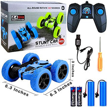 Load image into Gallery viewer, RC Cars Stunt Car Toy, 2.4 GHz RC Racing Trucks Off Road, Rc Truck with Led Headlights, 4WD Double Sided 360° Spins & Flips Crawler Toys for Kids
