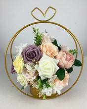 Load image into Gallery viewer, Roqueen Artificial Flowers Fake Silk Flowers for DIY Wedding Bouquets Centerpieces Arch Arrangements Decorations (Garden Dusty Rose)