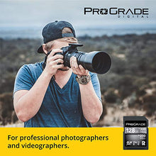 Load image into Gallery viewer, SD UHS-II 128GB Card V90 –Up to 250MB/s Write Speed and 300 MB/s Read Speed | For Professional Vloggers, Filmmakers, Photographers & Content Curators – By Prograde Digital