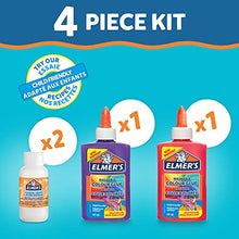 Load image into Gallery viewer, Elmer's Colour Slime Kit | Slime Supplies Include Washable Colour PVA Glue | Assorted Colours | With Magical Liquid Slime Activator | 4 Piece Kit