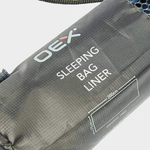Load image into Gallery viewer, OEX Silk Rectangle Sleeping Bag Liner, Blue, One Size