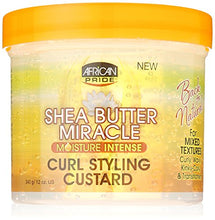 Load image into Gallery viewer, African Pride Shea Butter Miracle Curl Styling Custard 340 g/12 oz