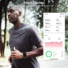 Load image into Gallery viewer, TOZO S2 44mm Smart Watch Alexa Built-in Fitness Tracker with Heart Rate and Blood Oxygen Monitor,Sleep Monitor 5ATM Waterproof HD Touchscreen for Men Women Compatible with iPhone&Android Black