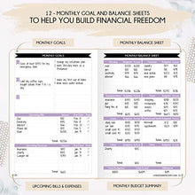 Load image into Gallery viewer, Law of Attraction Budget & Wealth Planner - Moonflower $ Lotus