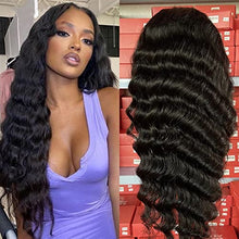 Load image into Gallery viewer, Wigs Brazilian Loose Deep Wave Lace Wig 14-32 Inches Lace Frontal Wig HD Transparent Lace Frontal Human Hair Wigs for Women Remy Human Hair Lace Wig Wig