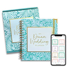 Load image into Gallery viewer, Luxury Wedding Planner Book Organiser Journal | Perefect Engagement Gift Presented in a Gift Box | Interactive Smartphone App Included | Checklist | Pullout Pages | Storage Plus Much More