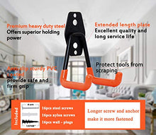 Load image into Gallery viewer, Garage Hooks,Reehi Steel Heavy Duty Garage Storage Hooks for Organizing Power Tools,Ladder,Bulk Items (pack of 10)