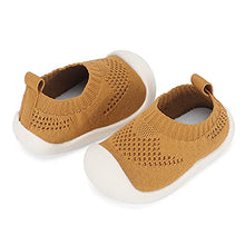 Load image into Gallery viewer, MK MATT KEELY Baby First Walking Shoes Boys Girls Soft Mesh Breathable Sneakers for Toddler Infant Yellow