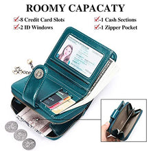 Load image into Gallery viewer, SENDEFN Purses for Women Genuine Leather Small Bifold Compact Womens Wallet with RFID Protection
