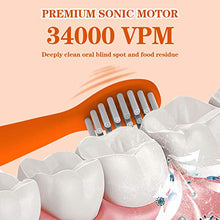 Load image into Gallery viewer, Rechargeable Toothbrush for Children, Sonic Toothbrush for Kids, Smart Electric Toothbrush for Boys Girls Age 3-12, 30s Reminder, 2 Mins Timer, 6 Modes, 2 Brush Heads, Cartoon Design, USB Charging