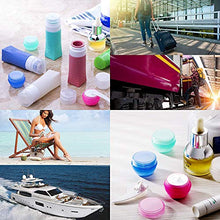 Load image into Gallery viewer, Silicone Travel Bottles, PYJR Travel toiletries, Leak Proof Makeup Liquid Travel Containers, for Shampoo, Toiletries, Lotion, Conditioner, 8Pcs (8PCS)