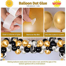 Load image into Gallery viewer, Black Gold Balloon Arch Kit, Chrome Black Gold and Silver Balloon Garland Arch Kit for Men Women Birthday Party Wedding Halloween, New Year, NYE, Eid Mubarak, Retirement, Graduation Party Decorations