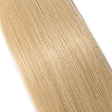 Load image into Gallery viewer, Tape in Hair Extensions Human Hair 20 Pcs #613 Bleach Blonde Real Remy Hair Extensions Tape in 12inch