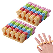 Load image into Gallery viewer, 20 Pcs Toe Separators Finger Separators, Soft Sponge Toe Separator for Painting Nails, Toe Nail Separator, Toes Separators Pedicure, Toe Finger Dividers for Women Nail Art Pedicure Manicure