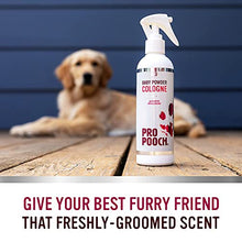Load image into Gallery viewer, Pro Pooch Dog Perfume Spray - Dog Deodorant Spray & Cologne w/Fresh Baby Powder Scent - Hypoallergenic & Vegan Pet Smell Corrector - 250ml