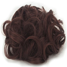 Load image into Gallery viewer, FLORATA Updo Hairpiece Curly Messy Hair Bun Extensions Donut Chignons Hair Extension Hair Scrunchie Scrunchy Up Do Ponytail Extension Hair Piece Wig