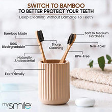 Load image into Gallery viewer, Day & Night Teeth Whitening Kit - with 60ml Each Aloe Vera Toothpaste, Activated Charcoal Toothpaste & 2 Bamboo Toothbrushes for Fresh Breath & White Teeth - Vegan, Peroxide Free & Enamel Safe