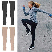 Load image into Gallery viewer, Dr Sock Soothers Socks, Casiz Doctor Developed Copper Infused Foot Compression Sleeves for Plantar Fasciitis Achilles Ankle Anti Fatigue Black XXL