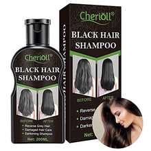 Load image into Gallery viewer, Black Hair Shampoo, Darkening Shampoo, Hair Growth Shampoo, Grey Reverse Hair Color Shampoo Natural Darkening Black Hair Ginger Colorin, Restore Lustrous and Shiny Hair