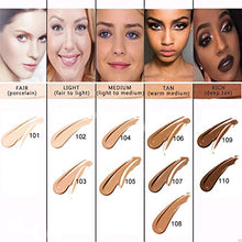 Load image into Gallery viewer, Phoera Full Coverage Foundation Soft Matte Oil Control Concealer 30ml Flawless Cream Smooth Long Lasting 24HR (102 Nude)