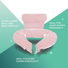 Load image into Gallery viewer, Koala Babycare Pregnancy Pillow and Nursing Pillow – Multifunctional Maternity Pillow for Sleeping and Breastfeeding – Full Body Pillow for Pregnant Women - Koala Hugs Plus (White - Red)