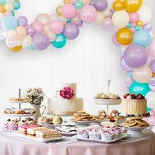 Load image into Gallery viewer, GREMAG Balloons Arch Kit, 100PCS Purple Pink Green Balloon Garland Kit Balloons Arch Kit, Latex Balloons Party Balloons for Birthday Decoration Party Supplies Wedding Party Decoration Supplies