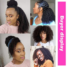 Load image into Gallery viewer, Ms Taj Afro Kinky Curly Clip in Hair Extensions 20 Inch Real Human Hair 10pcs Clips in Human Hair Extensions for Black Women
