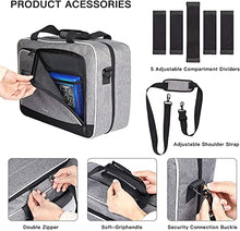 Load image into Gallery viewer, ZtotopCase PS5 Carry Case Compatible with Playstation 5 Disc/Digital Edition Console, Travel bag for Playstation 5 Console, Controller, PS5 Game Discs, Gaming Headset and Other Accessories - Grey