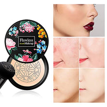 Load image into Gallery viewer, Ownest Mushroom Head Air Cushion BB Cream, Concealer Lasting Nude Makeup Moisturizing Brightening Pigment CC Liquid Foundation, Even Skin Tone Makeup Base BB Cream (natural)