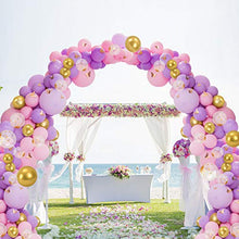 Load image into Gallery viewer, Pink and Purple Balloons - 122pcs Pink and Purple Balloon Arch Kit with Gold Butterfly, Pink and Purple Balloon Garland Kit for Wedding Girls Baby Shower Birthday Anniversary Festival Party