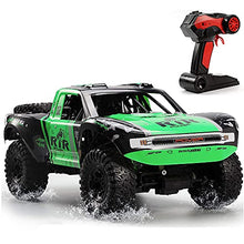 Load image into Gallery viewer, Weaston Amphibious RC Cars 1:10 Scale RC Buggy 2.4 GHz Waterproof Remote Control Car, 50cm Large Monster Truck, 4WD Off Road Vehicle With Two Battery Gift For Adults And Kids (Green)