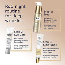 Load image into Gallery viewer, RoC - Retinol Correxion Wrinkle Correct Night Cream - Anti-Wrinkle and Ageing - Face Moisturiser - With Retinol, Shea Butter, Glycolic Acid and Squalane - 30 ml