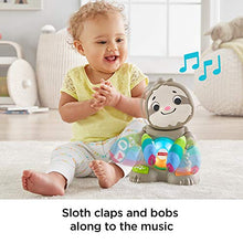 Load image into Gallery viewer, Fisher-Price Linkimals Smooth Moves Sloth - UK English Edition, interactive toy with lights, music, learning content and motion for baby ages 9 months and older
