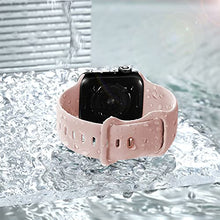 Load image into Gallery viewer, Charlam Compatible with Apple Watch Strap 38mm 40mm 42mm 44mm 41mm 45mm for Women Men, Sport Band Soft Silicone Replacement Straps Compatible with iWatch SE Series 7 6 5 4 3, 38mm/40mm/41mm, Sand Pink