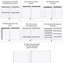 Load image into Gallery viewer, Clever Fox Planner - Weekly & Monthly Planner to Increase Productivity, Time Management and Hit Your Goals – Organizer, Gratitude Journal – Undated, Start Anytime, A5, Lasts 1 Year, Mint (Weekly)