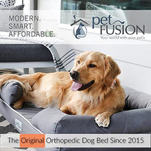Load image into Gallery viewer, PetFusion Large Dog w/Solid 10 cm Memory Foam, Waterproof liner, YKK premium zippers. Breathable cotton blend, removable & easy to clean. (Replacement covers & blankets also avail)