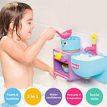 Load image into Gallery viewer, Toomies E73264 Bubble & Bake Bathtime, Baby, Bath Toddlers, Kitchen Themed Bubble Making Toy, 2 in 1 Set, Kids Water Play Suitable for 18M & 2 3 & 4 Year Old Boys & Girls, Multicoloured