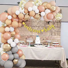 Load image into Gallery viewer, Balloon Arch Garland Kit, 125pcs Wedding Decoration, Party Confetti Balloon,Latex Balloon & Tying Tool, Balloons for Baby Shower