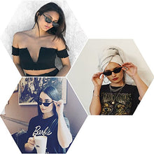 Load image into Gallery viewer, FEISEDY Small Cat Eye Sunglasses for round faces Vintage Square Shade Women Eyewear B2291