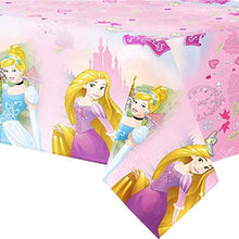 Load image into Gallery viewer, Disney Princess Party Supplies Girls Complete Birthday Party Tableware Set 16 Guests- Disney Princess Plates Cups Napkins Tablecloth