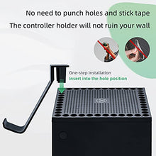 Load image into Gallery viewer, Mcbazel Dust Cover for Xbox Series X Controller with 2 Gaming Headset Holder Hanger Stand,Dust Fliter Cover Controller Mount Holder Stand Compatible with Xbox Series X Console