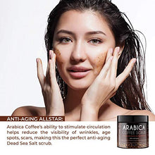 Load image into Gallery viewer, O Naturals Arabica Coffee Exfoliating Body Scrub Exfoliator - Anti Cellulite Dead Sea Salt Coffee Scrub For Face Body Legs & Foot Best Body Exfoliator & Cellulite Remover - Coffee Body Scrub