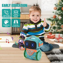 Load image into Gallery viewer, KaeKid Robot Toys for Kids, Interactive Smart Robot with Voice Control, Speech Recognition, Singing, Dancing, Repeating and Recording, Telling a Story, Gifts for 3 4 5 6 7 Year Old (Blue)